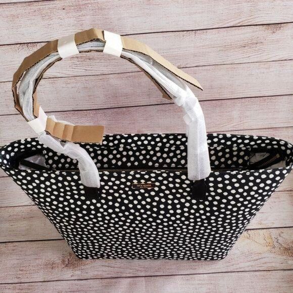 Kate Spade Shore Street Margareta Musical Polka Dots Large Tote - Picture 9 of 16